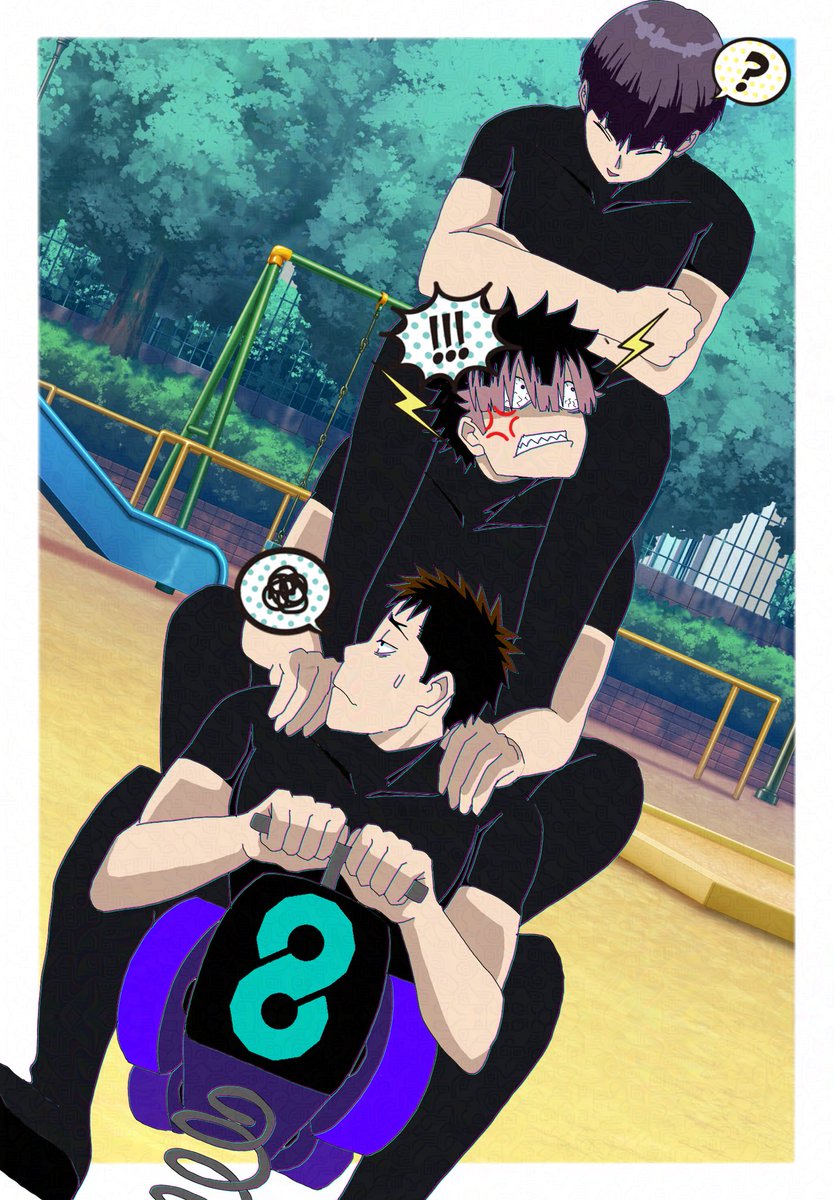 いや遊具verは可愛い♡ カフカ：（いや…2人とも重ッ‼︎）※言わない 鳴