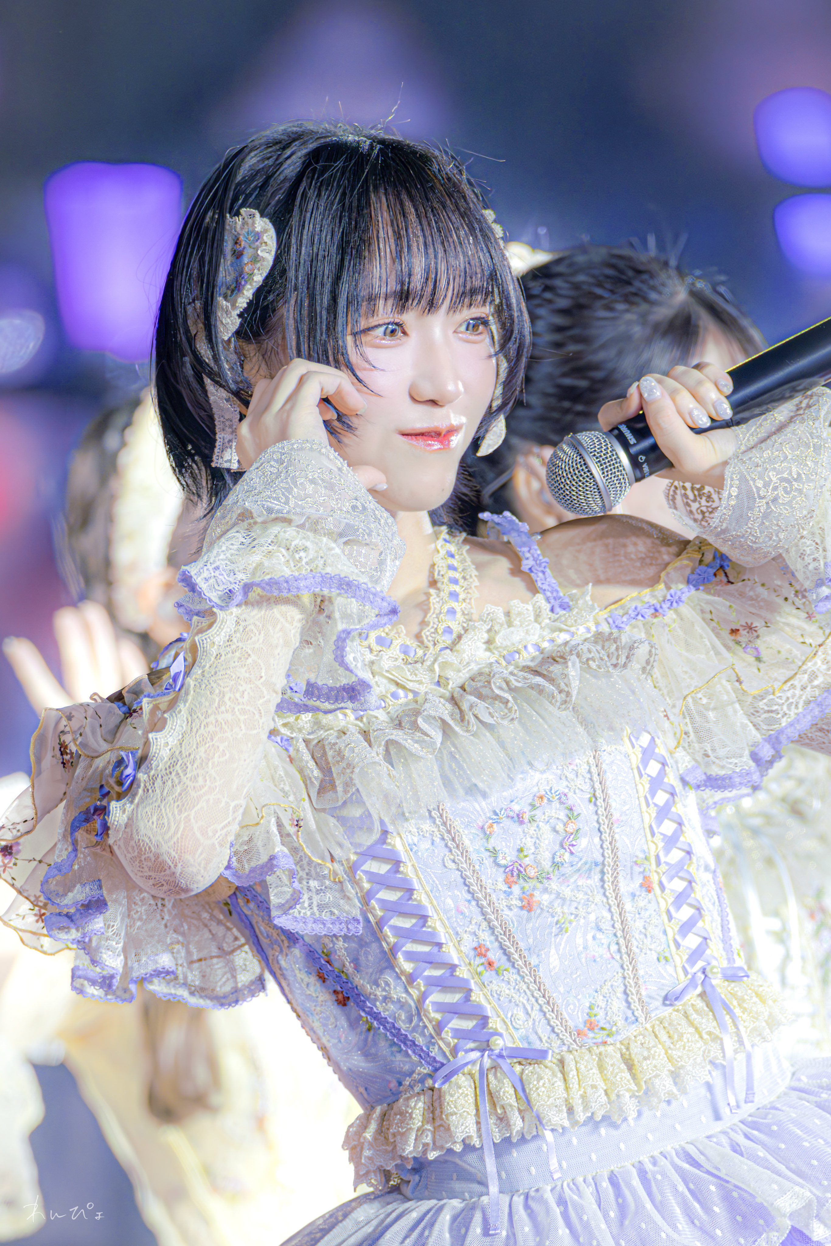 野口衣織　白セーラー　直筆　チュウ n*n様 野口衣織 直筆 生写真 チュウ イコノイジョイ 制服