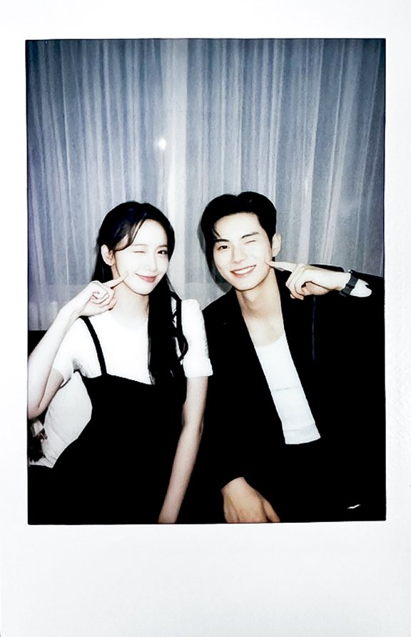 kdramamiss's tweet image. yoona and chaemin polaroids cuteness overloaded 🫶