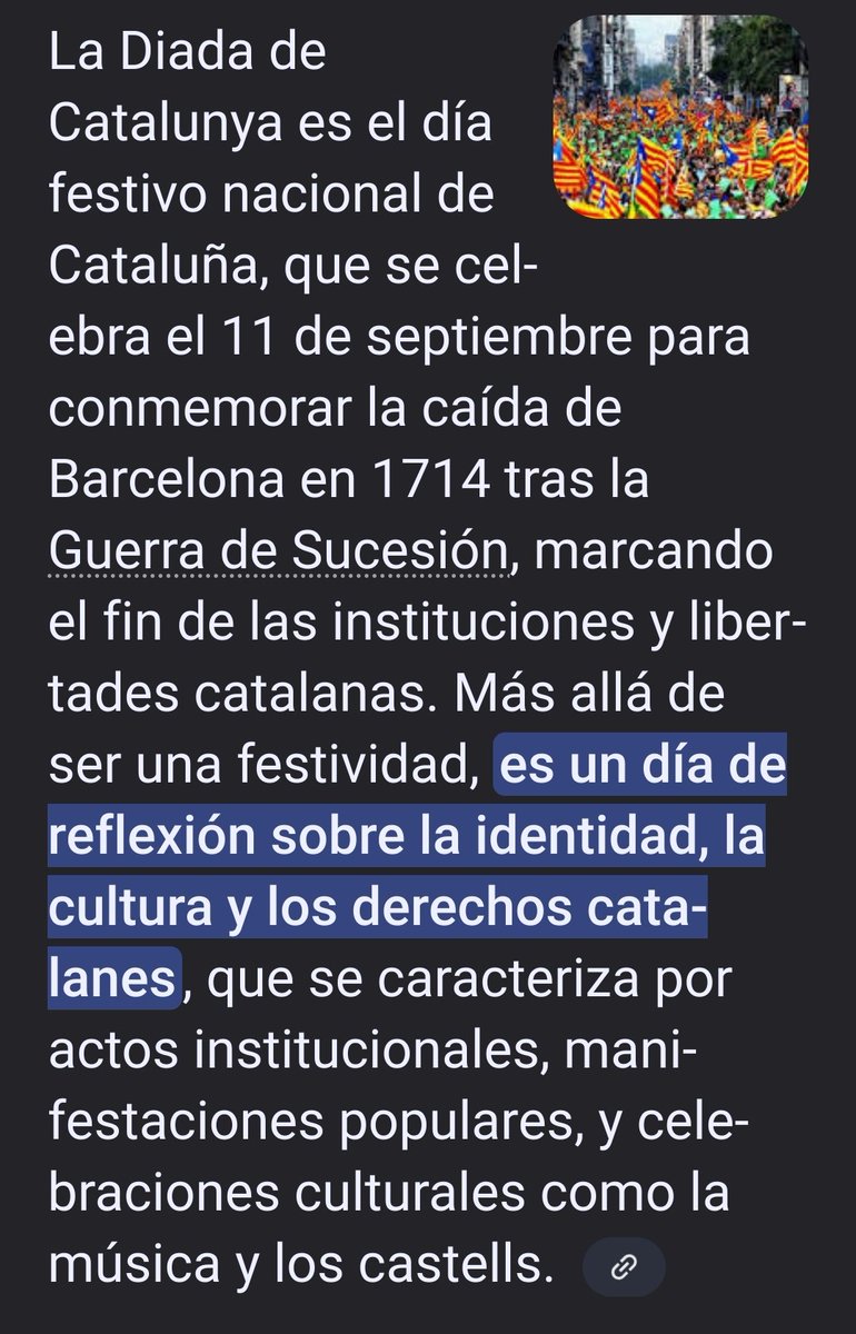 Teniendo en cuenta que se trata de un acto de ejercicio de libertad contrario per se a toda opresión y maltrato, no sería justo que los partidos politicos "antipersonas" vengan con su discurso un día de reflexión como es la #diada2025
Y eso va también por los que no dejan votar