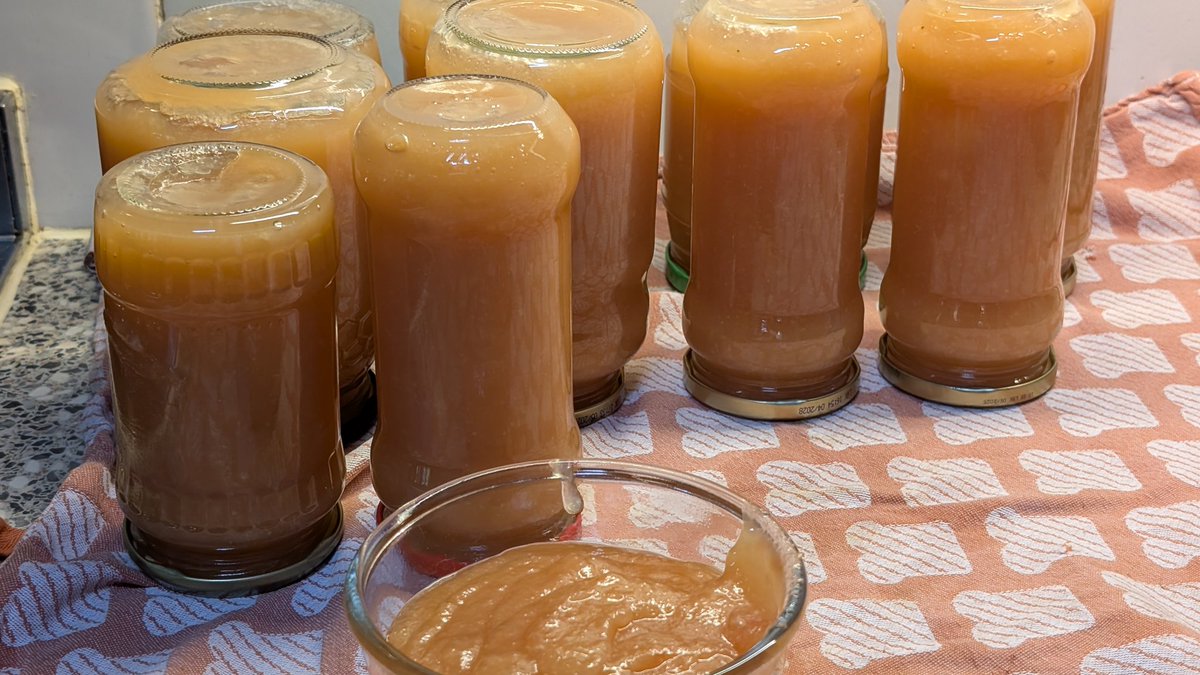 smeerlingantiek's tweet photo. #kweepeer is een kruising van een appel met een peer.
Bij het koken eerst licht crème maar daarna zie je de eigenschappen van een stoofpeer.
Hij wordt licht rose.
Trouwens ook weer een heerlijke jam.
Met limoen sap en gember.
https://t.co/pVeXaij8Fa https://t.co/utTWEstg5P