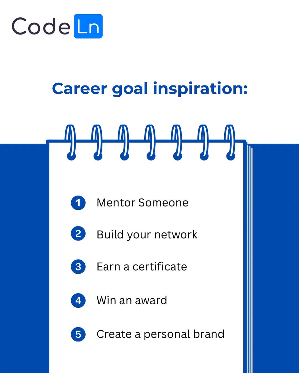 Codeln_spaces's tweet image. 🚀 Career goals: the bridge between where you are and where you’re destined to be.