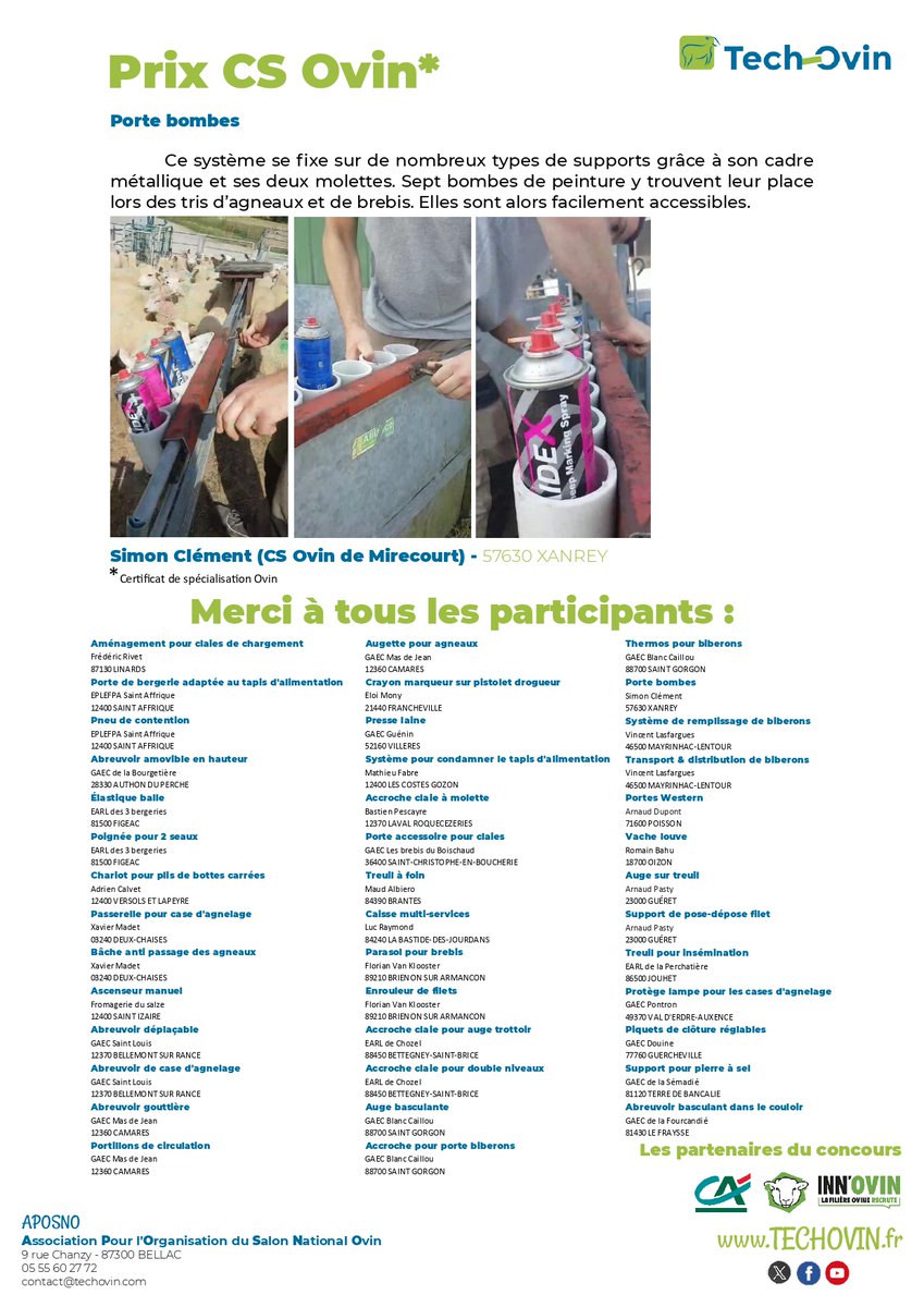 Retour sur le concours Berger futé🐑💡

Un grand bravo à tous les candidats pour leurs "Trucs et astuces" de berger👨‍🌾

Un concours qui nous prouve encore une fois que le métier de berger c'est aussi savoir s'adapter à toutes les situations !

Merci et bravo à tous et toutes !👏👏