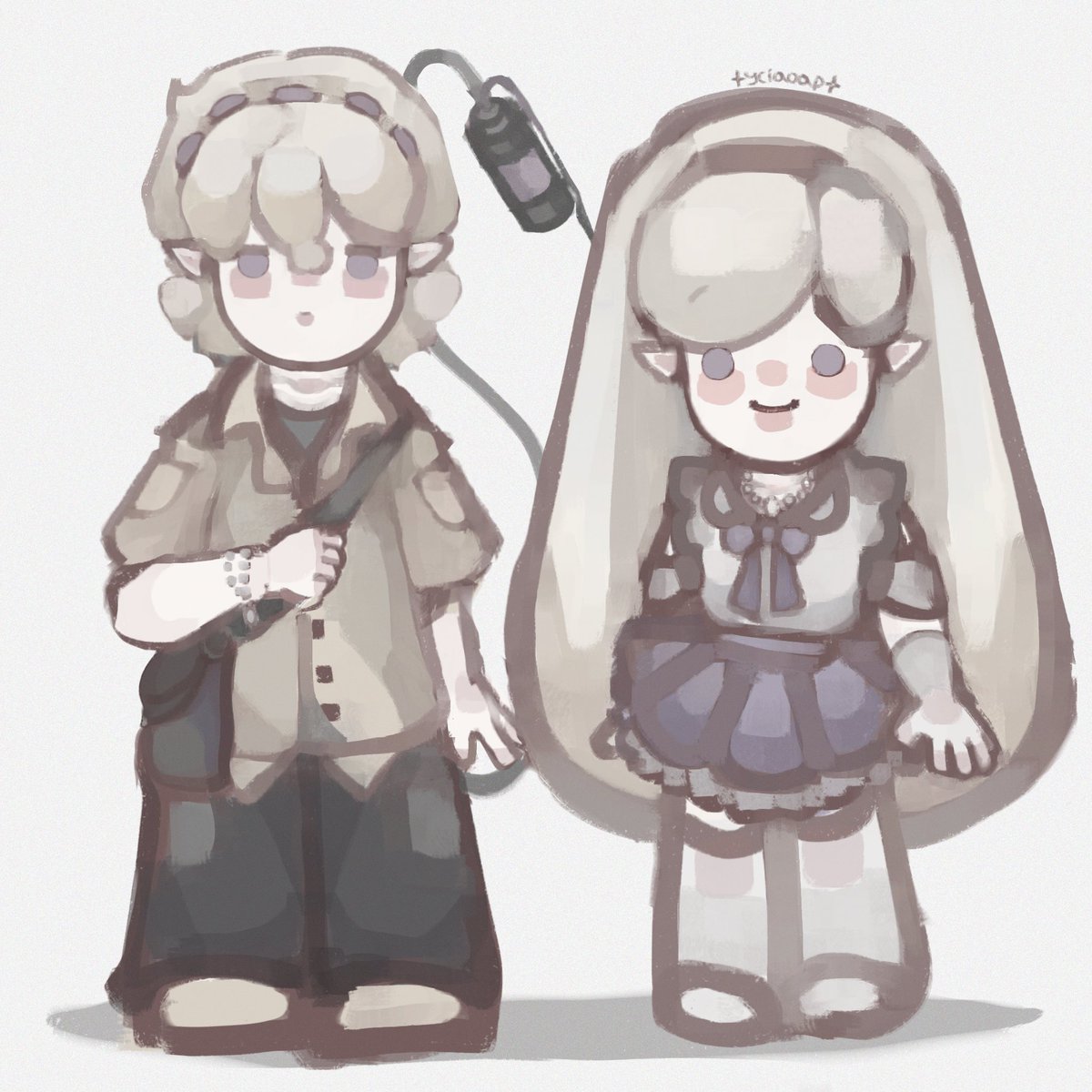more fankids!!!!! I said more!!!!#nuzi #enzi #biscuitbites #murderdrones #SerialDesignationN #UziDoorman #uzixn #nxuzi #nuzifankid #sketch