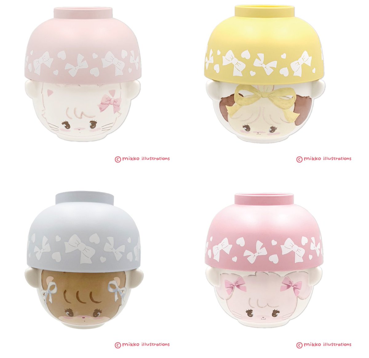 新商品】 「mikko illustrations 汁茶碗セット」 2025年10月上旬以降
