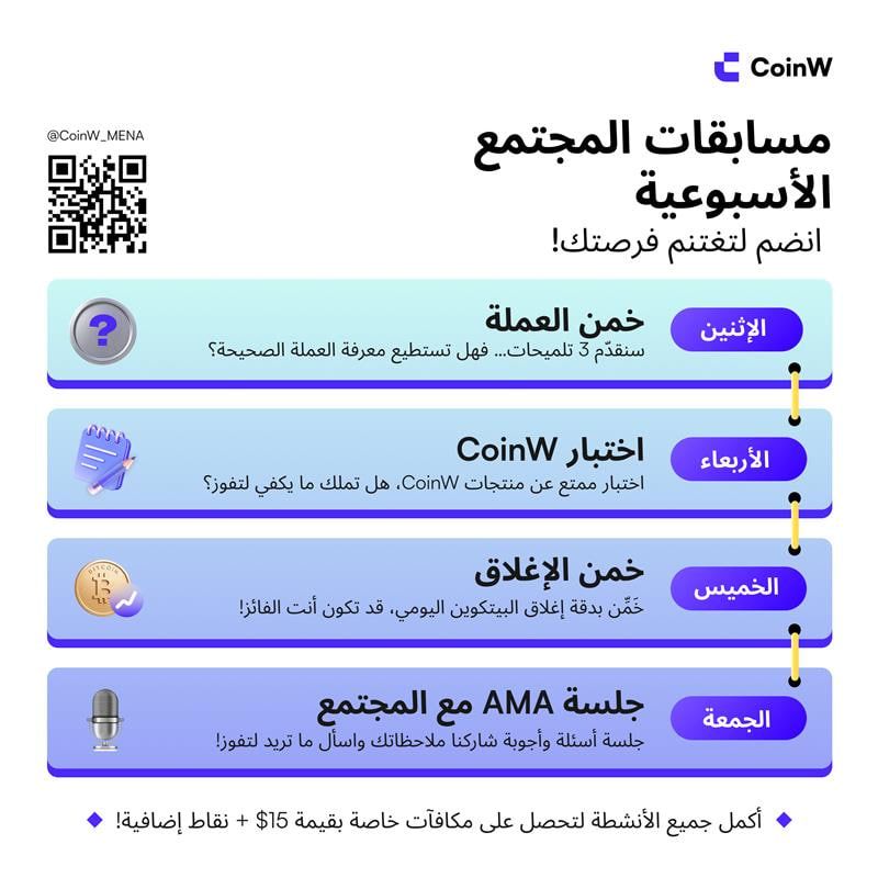 coinwarabia's tweet photo. 🚀 انضم إلى مجتمع CoinW العربي على تيليغرام وشاركنا المسابقات الأسبوعية 🎉
💰 بانتظاركم جوائز متنوعة وسحوبات للفائزين بشكل مستمر!
📌 رابط الانضمام: https://t.co/5h6TNAILag
لا تفوت الفرصة وكن جزءاً من التفاعل 👑
#WEffect https://t.co/Yaf3twyfZp