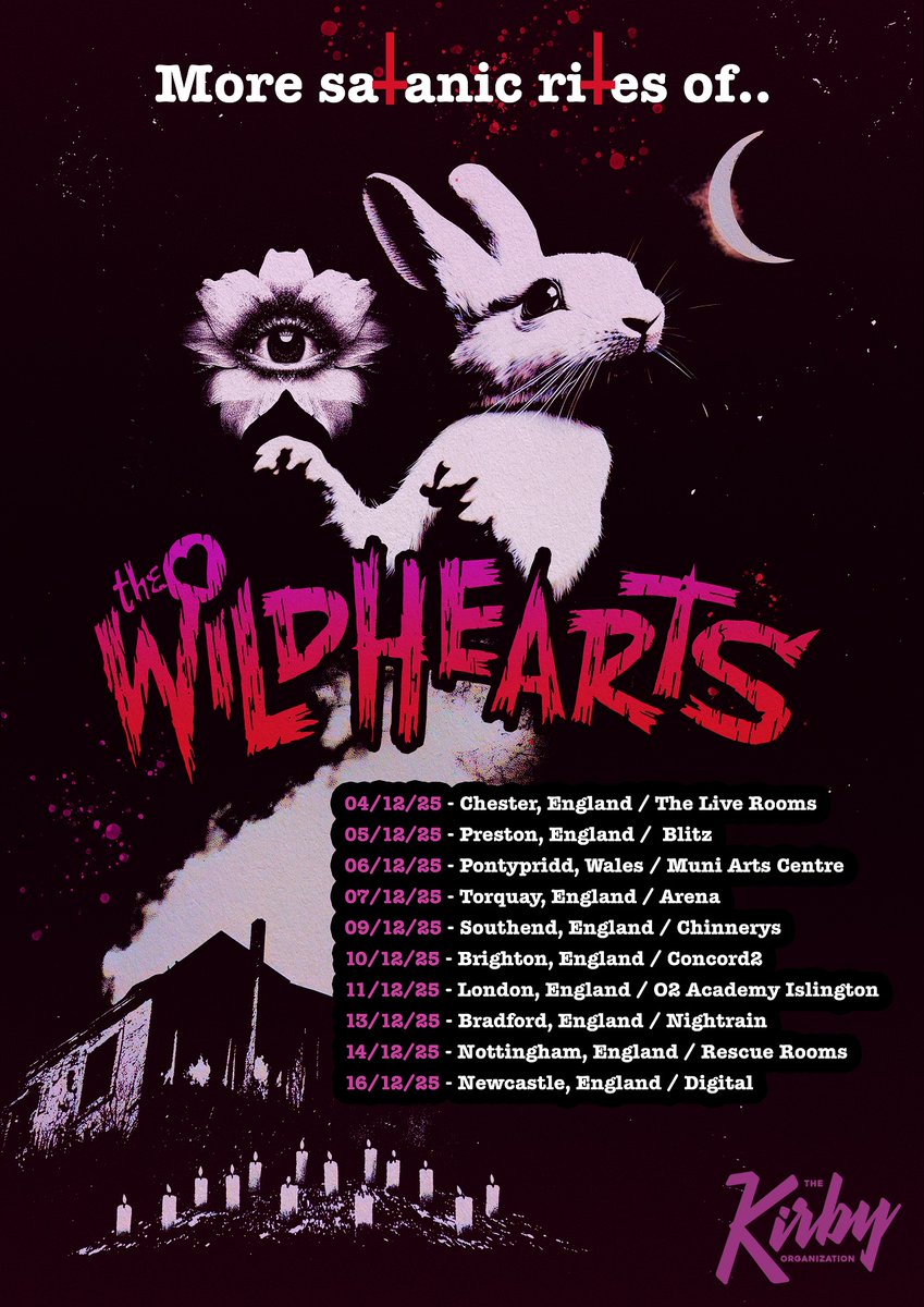 NEW/ The Satanic Rites of The Wildhearts rides again! 

Don't miss one of the most influential bands in British rock history live at <a href="/rescuerooms/">Rescue Rooms</a> on 14th December.

Tickets are on sale now: tinyurl.com/3czfaz3s