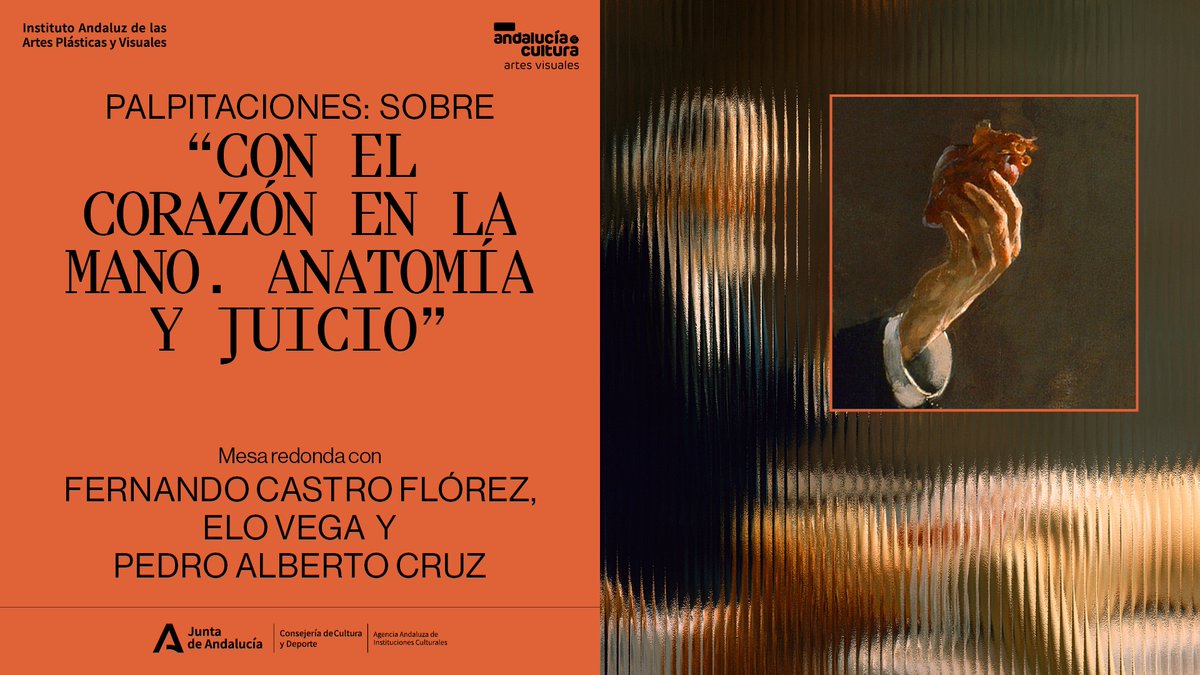 CulturaCuenta's tweet photo. El 17 sep, a 19h, te invitamos a la mesa redonda Palpitaciones sobre la muestra 'Con el corazón en la mano. Anatomía y juicio' en el @Museo_Malaga

Intervienen Fernando Castro Flórez, Elo Vega y Pedro Alberto Cruz

https://t.co/7OBFFlAKBW

@CulturaAND @LorenaCodes @MalagaJunta https://t.co/ZmM5iIl8ie