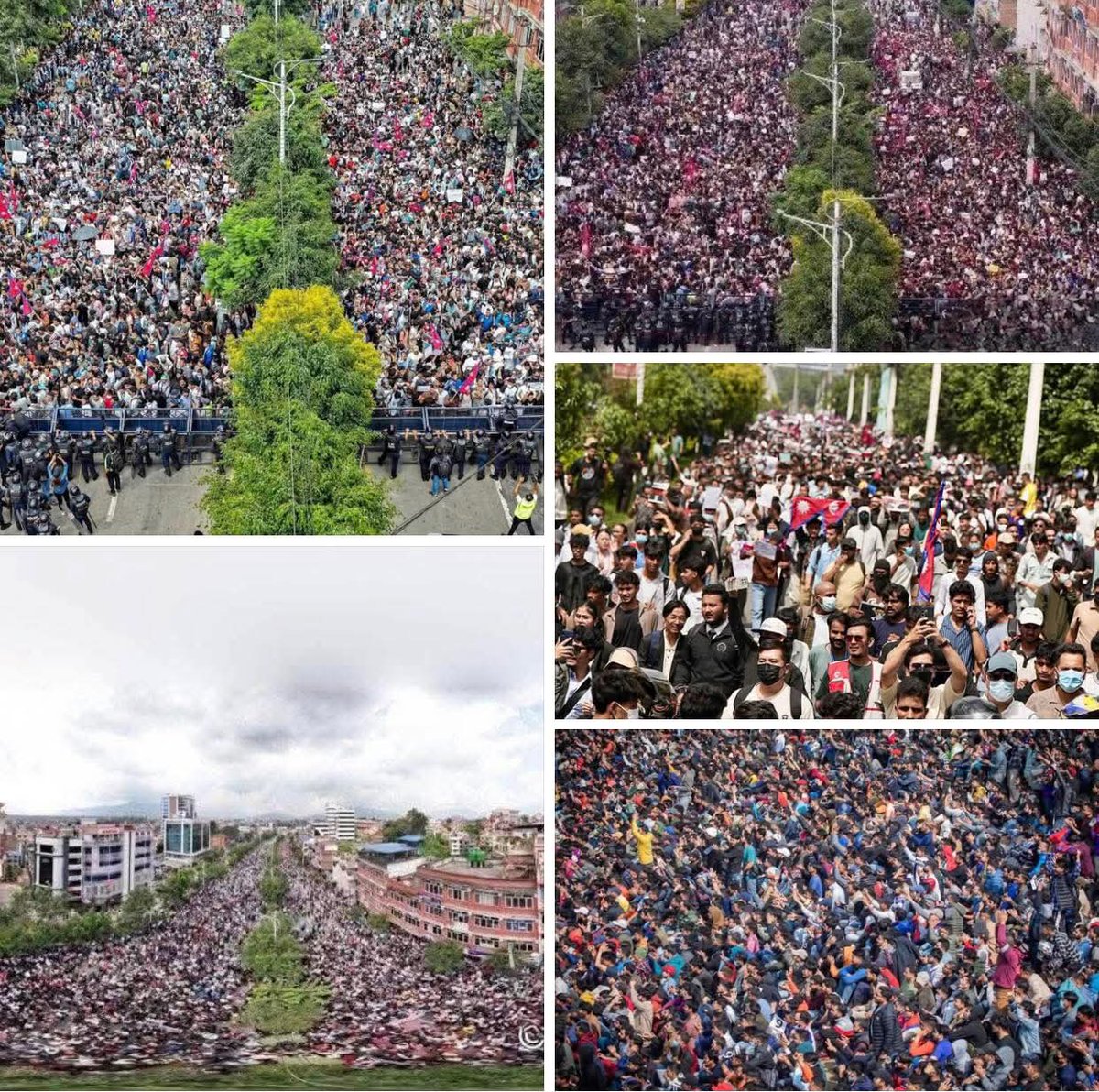 journonepali's tweet image. Using gunfire and excessive force by the Nepal Police against students in school uniforms today during Gen Z protest is a sheer violation of international law. This barbaric attack on children is intolerable, and it must be condemned by human rights orgzs across the globe !