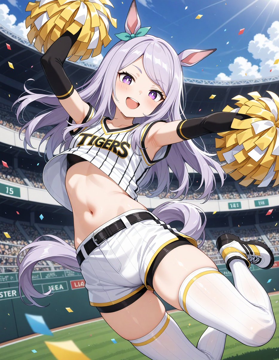 阪神の優勝を祝うメジロマックイーン
#ウマ娘