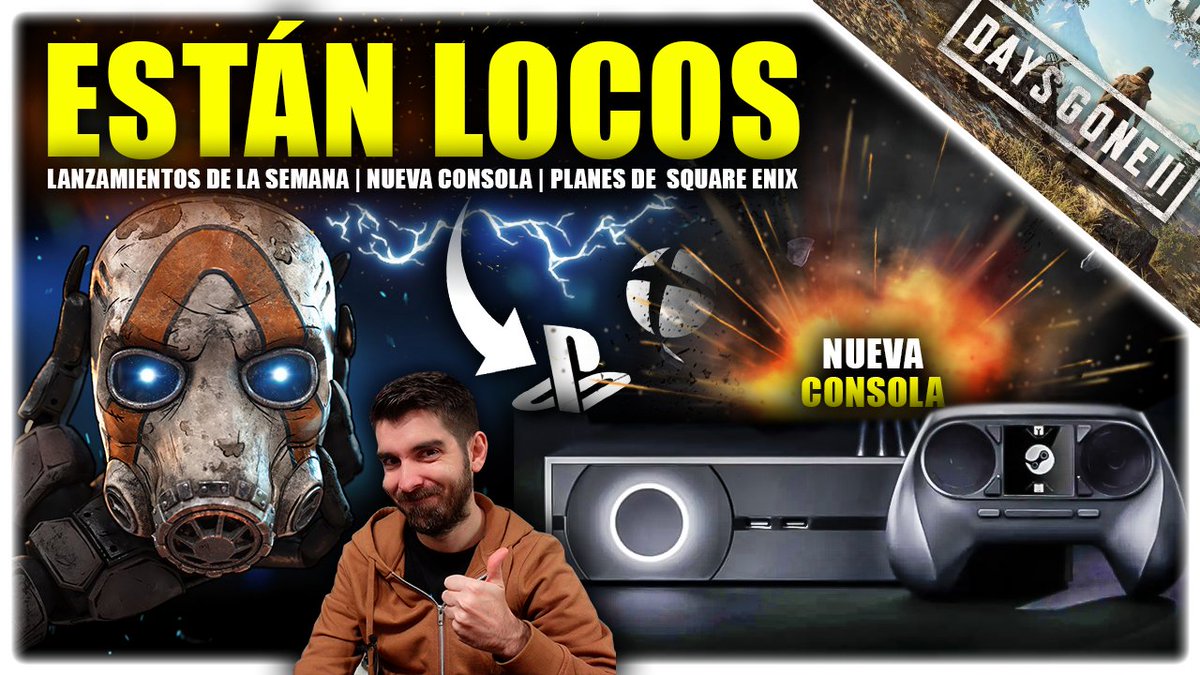 semonster66's tweet photo. ⚠️NUEVO VÍDEO⚠️
🎮 PELIGRO para Xbox y PS5 | Borderlands 4 ME ENFADA | ¿ADIOS Days Gone 2?
-----------
✅ Vídeo: https://t.co/eJgfFOGEWW
-----------
#Videojuegos #Xbox #Valve #steam #PS5 #Sony #Microsoft #Daysgone2 #Borderlands4 #gamepass #Silksong #FelizLunes #games #wow #PC https://t.co/aKecFYNmg4