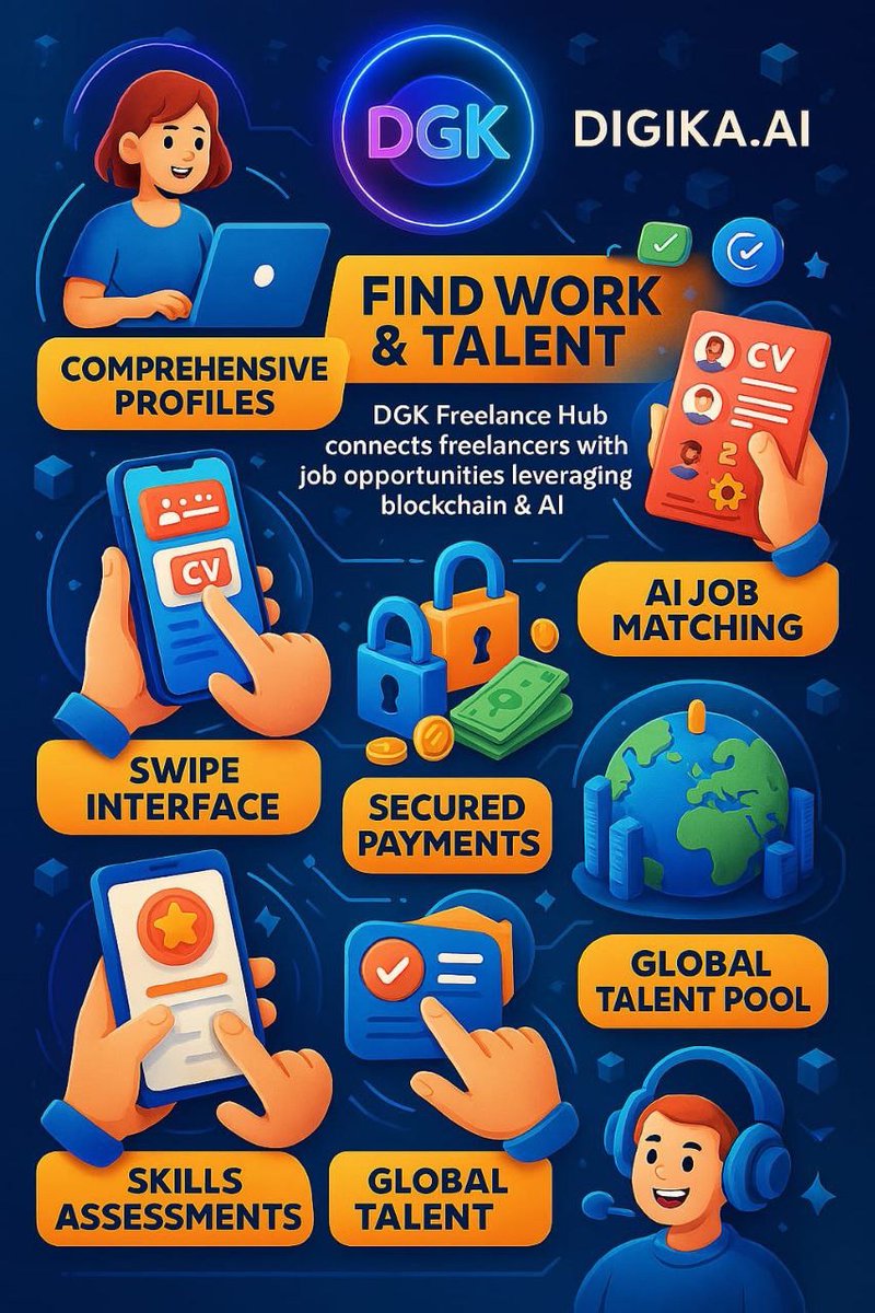 digikaai's tweet image. Keep more of what you earn, build reputation that can’t be deleted.
Fair pay. True ownership. 
Fixing what Web2 broke. ✊
#FutureOfWork #DigikaAI