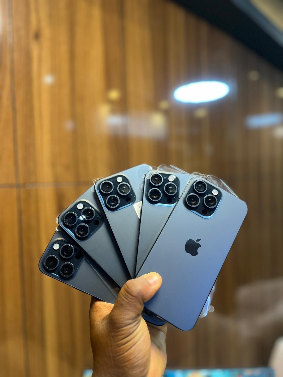 zeddgadgets's tweet image. 💥Just in! iPhone 15 Pro Max 256GB Blue Titanium🔥⚡️
Factory unlocked ESIM.
Secure yours today before it&apos;s gone!
Price: @NGN N1,230,000
Walk-in or DM to order: +234 906 920 4033
No 2 Pepple St, Msquare Plaza, Ikeja, Lagos

#iphone15promax #techdrop #titaniumflexible