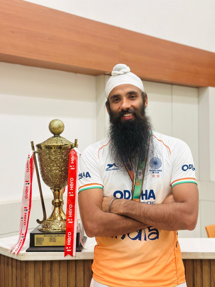 IncomeTaxIndia's tweet image. Income Tax Department proudly congratulates @jarmanpreet04 and the entire Indian Hockey team @TheHockeyIndia on winning Asia Cup 2025 in Rajgir, Bihar.

Sh. Jarmanpreet Singh is posted as Income Tax Inspector (ITI) in Pr.CCIT Region, Karnataka &amp;amp; Goa (@IncometaxKarGoa ).