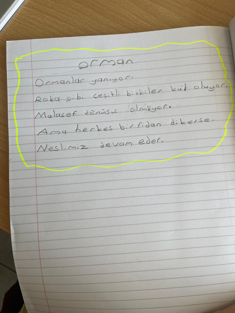Şair Nabi Ortaokulu Haliliye - Şanlıurfa (@sairnabioo) on Twitter photo #HerÇocukBirFidan
İingilizce öğretmenimizin" İlk Ders Yeşil Vatan" Etkinliği 🌳🇹🇷
<a href="/tcmeb/">Millî Eğitim Bakanlığı</a> <a href="/Yusuf__Tekin/">Yusuf Tekin</a> <a href="/sanliurfammem63/">Şanlıurfa İl Milli Eğitim Müdürlüğü</a> @ASultanoglu63 <a href="/HaliliyeMem/">Haliliye İlçe Milli Eğitim Müdürlüğü</a> <a href="/rac_iper/">Mehmet Sıraç İper</a> #HerÇocukBirFidan
İingilizce öğretmenimizin" İlk Ders Yeşil Vatan" Etkinliği 🌳🇹🇷
<a href="/tcmeb/">Millî Eğitim Bakanlığı</a> <a href="/Yusuf__Tekin/">Yusuf Tekin</a> <a href="/sanliurfammem63/">Şanlıurfa İl Milli Eğitim Müdürlüğü</a> @ASultanoglu63 <a href="/HaliliyeMem/">Haliliye İlçe Milli Eğitim Müdürlüğü</a> <a href="/rac_iper/">Mehmet Sıraç İper</a>