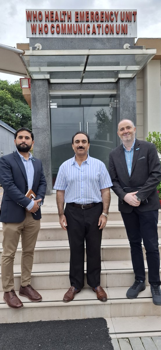 Since 2022, 29 <a href="/UNVolunteers/">UN Volunteers</a> have supported <a href="/WHOPakistan/">WHO Pakistan</a> in diverse roles, helping public health initiatives &amp; emergency response. Today we met with their Health Emergency Lead &amp; discussed further collaboration for an effective response to recent floods. 
<a href="/UNVAsiaPacific/">UNV Asia Pacific</a> <a href="/UNinPak/">United Nations Pakistan - اقوام متحدہ پاکستان</a>