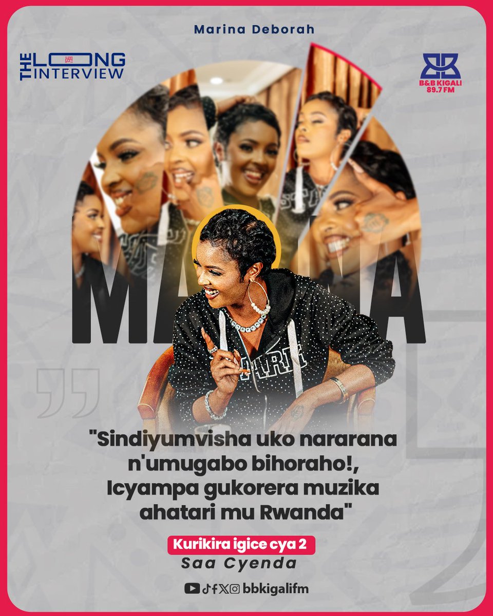 Asa n'uwakomerekeye mu muziki! Mu mvugo ye afite ubwoba bwo gushaka ku mpamvu avuga muri iki kiganiro! Yirekuye MARINA arongera atuganirire  mu kanya saa CYENDA!