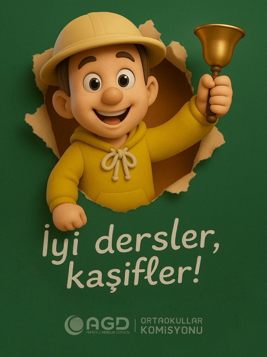 İyi dersler, kaşifler!