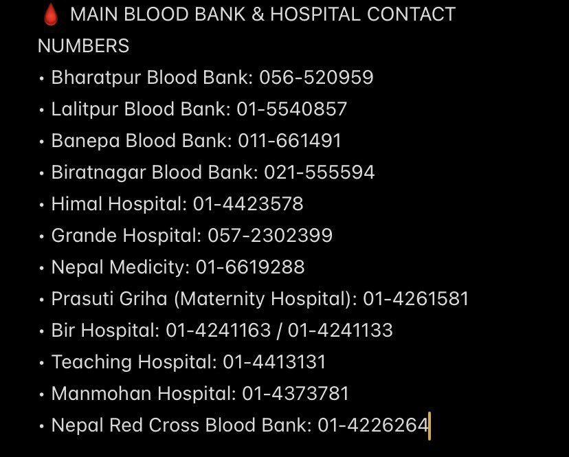 thatothermf's tweet photo. Hello everyone please share this blood bank info in your TL! https://t.co/8eC4dnhJMb