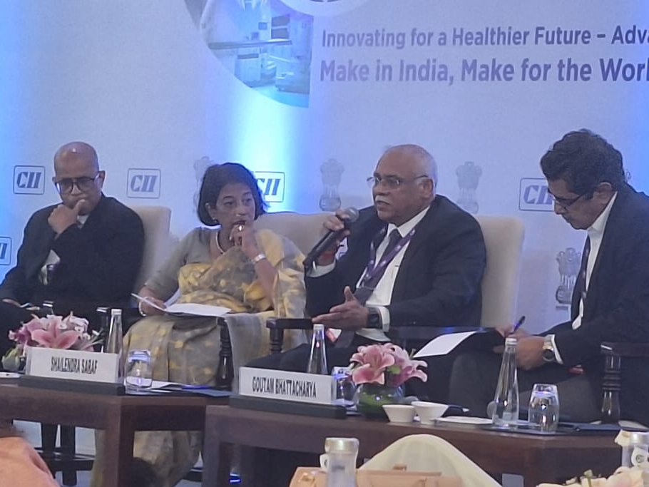 NIPER-AHMEDABAD (@niperahm) on Twitter photo Dr. Shailendra Saraf, Director <a href="/NIPERAHM/">NIPER-AHMEDABAD</a> attended the 17th CII Global Med Tech Summit 2025 and participated in the panel discussion on Enhancing Skill Development & Workforce Readiness in MedTech.
#MedTechSummit #Innovation #CII2025 <a href="/Pharmadept/">Department of Pharmaceuticals 🇮🇳</a> Dr. Shailendra Saraf, Director <a href="/NIPERAHM/">NIPER-AHMEDABAD</a> attended the 17th CII Global Med Tech Summit 2025 and participated in the panel discussion on Enhancing Skill Development & Workforce Readiness in MedTech.
#MedTechSummit #Innovation #CII2025 <a href="/Pharmadept/">Department of Pharmaceuticals 🇮🇳</a>