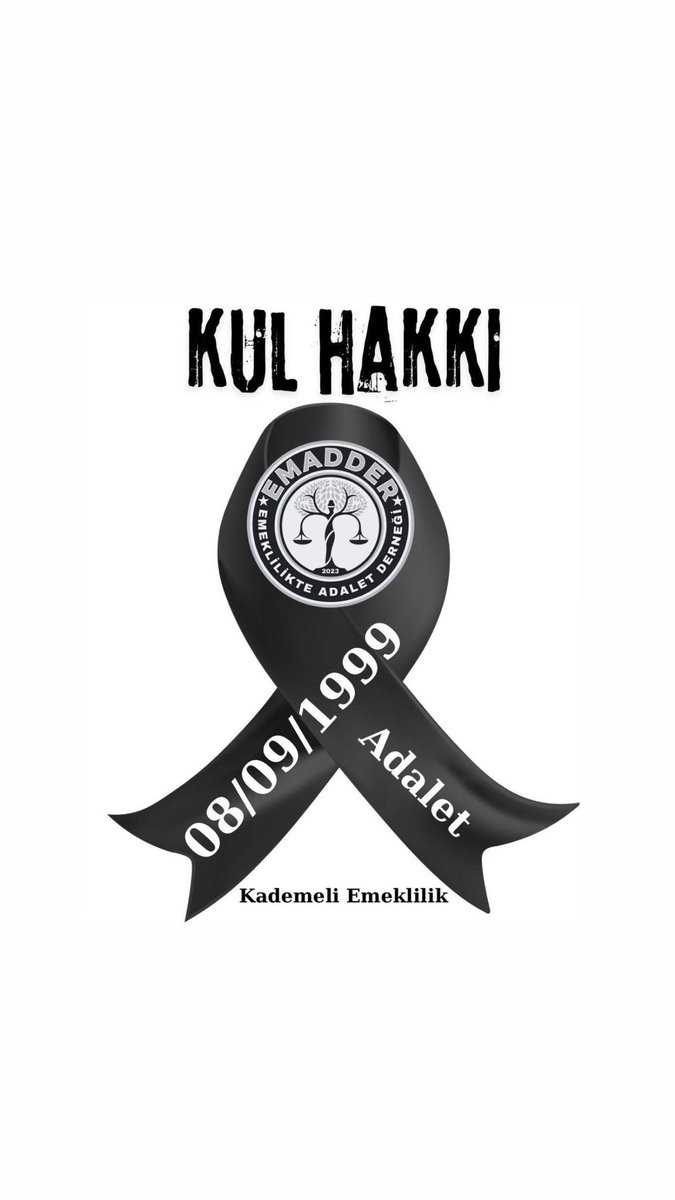 Ramazan AKPOLAT⚖️(EMADDERNEGİ) (@ramazanakpolat1) on Twitter photo Devletin vazifesi adaleti tesis etmektir.
1 gün geç sigortalı olmanın bedeli 17-20 yıl değildir.
Bunun vebali çok ağır olur.
<a href="/RTErdogan/">Recep Tayyip Erdoğan</a>
<a href="/NumanKurtulmus/">Numan Kurtulmuş</a>
<a href="/isikhanvedat/">Prof. Dr. Vedat Işıkhan</a>
<a href="/memetsimsek/">Mehmet Simsek</a>
<a href="/EmadDernegi/">EMEKLİLİKTE ADALET DERNEĞİ ⚖️</a>
#UtançTarihiSekizEylül Devletin vazifesi adaleti tesis etmektir.
1 gün geç sigortalı olmanın bedeli 17-20 yıl değildir.
Bunun vebali çok ağır olur.
<a href="/RTErdogan/">Recep Tayyip Erdoğan</a>
<a href="/NumanKurtulmus/">Numan Kurtulmuş</a>
<a href="/isikhanvedat/">Prof. Dr. Vedat Işıkhan</a>
<a href="/memetsimsek/">Mehmet Simsek</a>
<a href="/EmadDernegi/">EMEKLİLİKTE ADALET DERNEĞİ ⚖️</a>
#UtançTarihiSekizEylül
