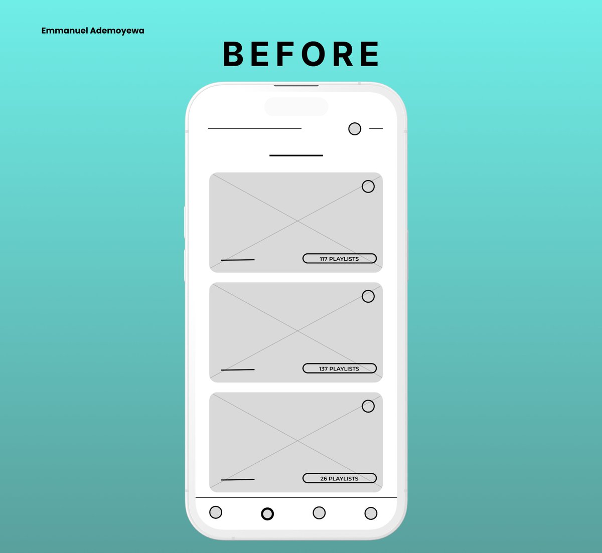 PowerfulEmm's tweet photo. BEFORE vs AFTER
 From wireframe ➡️ high-fidelity mockup of MOTIV8’s DISCOVER screen. 
Ideas start simple, then shine with color &amp; life

Which one inspires you more? https://t.co/aSxrSFUZML