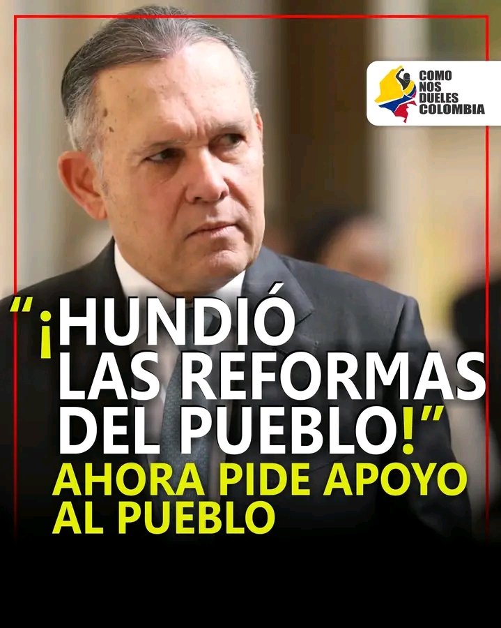 Un chulavita cínico y miserable.
Efraín Cepeda, engavetó la Ley de Financiamiento, hundió la Consulta Popular y juró que mientras fuera presidente del Congreso, jamás pasarían las reformas sociales del gobierno Petro.
Ahora es candidato a la presidencia y pide el apoyo popular.