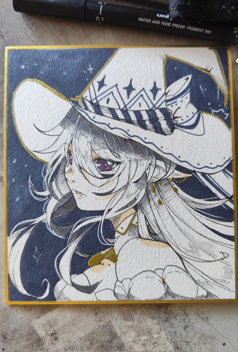 Para la japan weekend acepto encargos de shikishi a color
estarían sobre unos 50€ - durante el evento me es impossible hacerlos.
La version en tinta y 1 color estarian a 30€ 
Si estais interesados, mandadme un MD