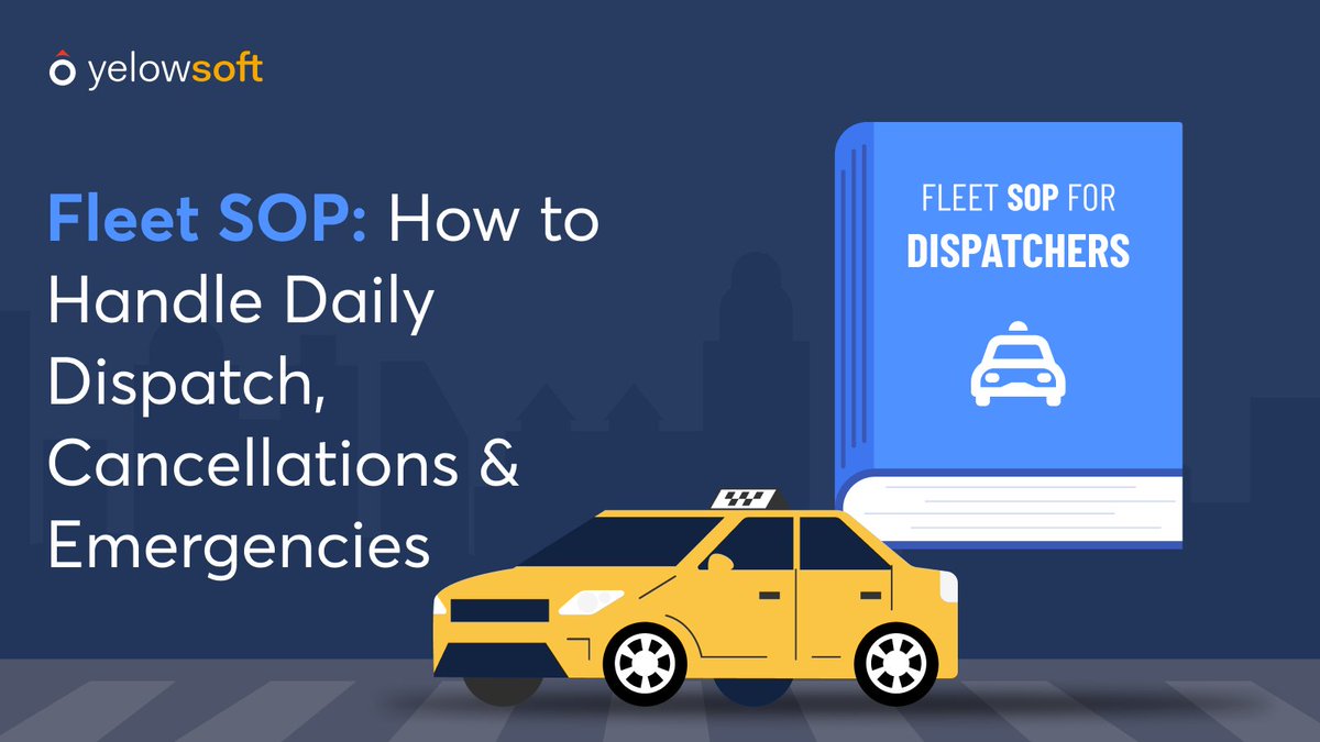 yelowsoft's tweet image. Discover how a solid fleet SOP can turn daily dispatch challenges into a well-oiled system that runs like clockwork. 

Read now: yelowsoft.com/blog/guide-to-…

#FleetManagement  #DispatchSoftware #TransportationManagement #FleetOperations #MobilitySolutions #TaxiSolutions #yelowsoft