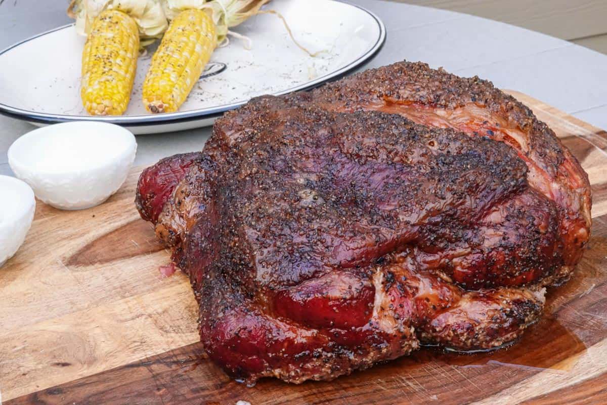 winnie_stevens's tweet photo. @lippyent BBQ Pork Roast with sides like potato salad, baked beans, corn, peach cobbler a la mode for dessert https://t.co/qKSSDt8NU7