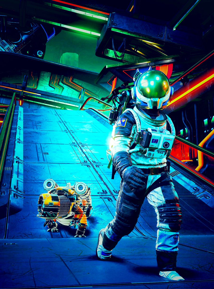 Best friends👊
<a href="/hellogames/">Hello Games</a>  <a href="/RoyalSpaceHub/">🔴Royal Space Society</a>
#VPRetweet #NoMansSky  <a href="/NoMansSky/">Sean Murray</a> #DigitalPhoto #VirtualPhotography