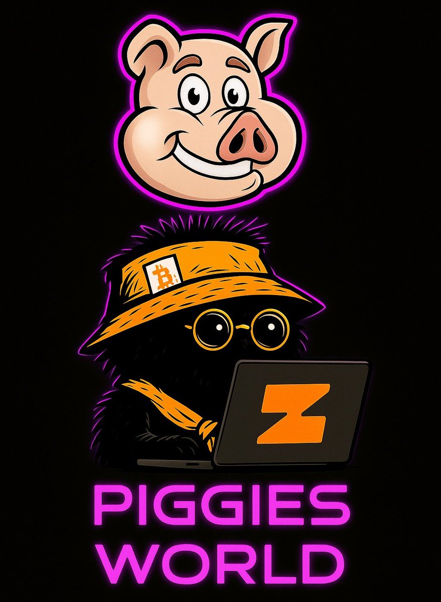 ✨🐷 Introducing Piggies World – The First Hand-Drawn PFPs on Bitcoin 🐷✨

What happens when art meets the world’s hardest money?
You get a collection that can never be replicated, never destroyed, and will live forever on Bitcoin.

🔗 Piggies World isn’t just another NFT drop.