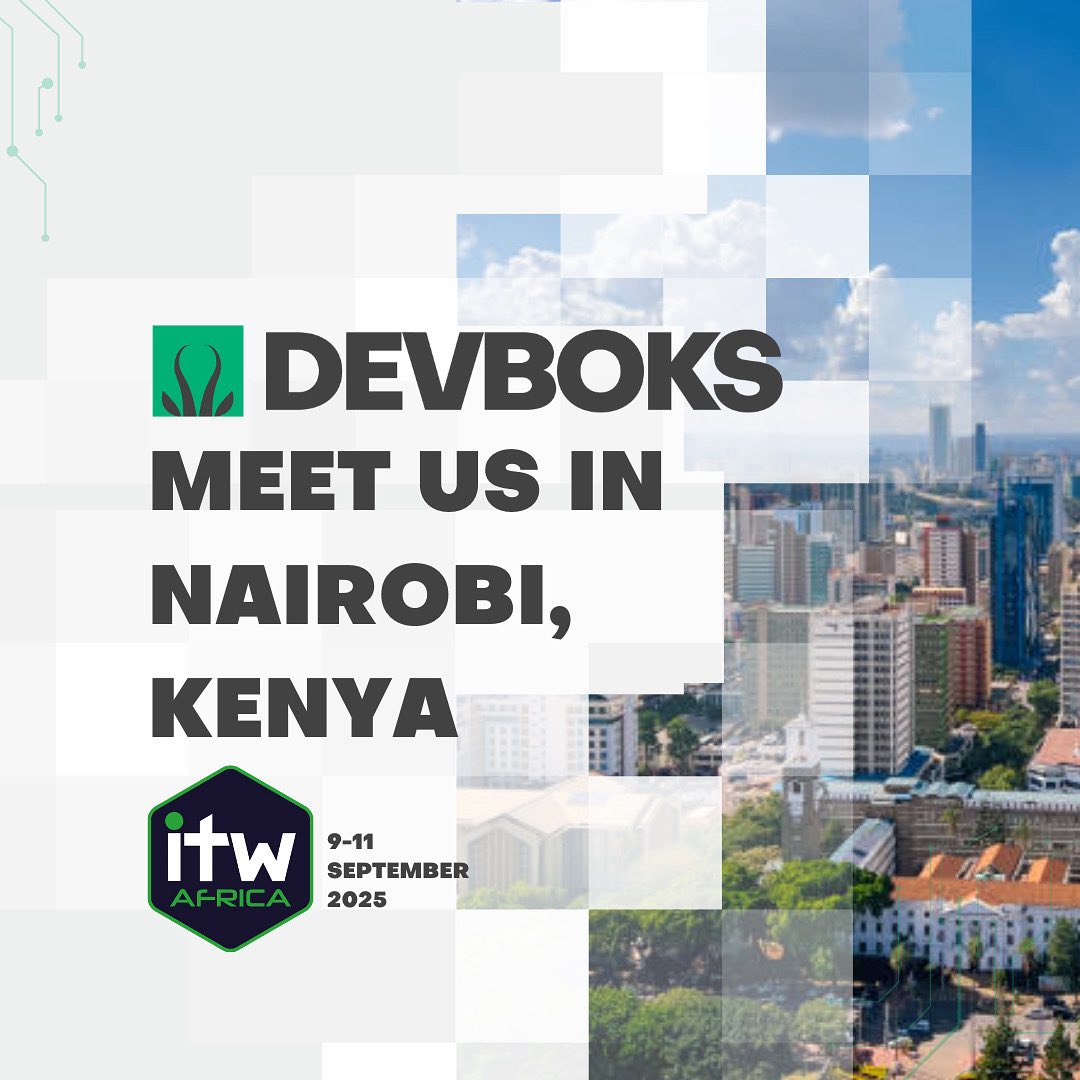 devboks's tweet image. We’re looking forward to connecting with partners and industry leaders at ITW 2025, driving innovation in Cloud Technology and Software-Defined Network Automation to power Africa’s digital future.

#ITW2025 #DevBoks #NetworkAutomation #AfricaTech