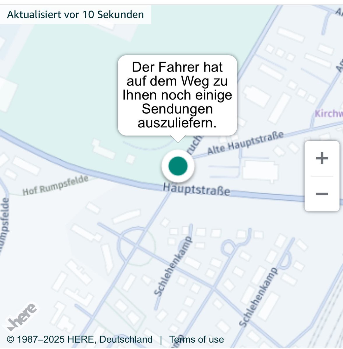 Liliumpyi's tweet image. Der Fahrer chillt seit 30 min bei Lidl. War 2 stops eintfernt auf einmal die Meldung…. @amazonDE