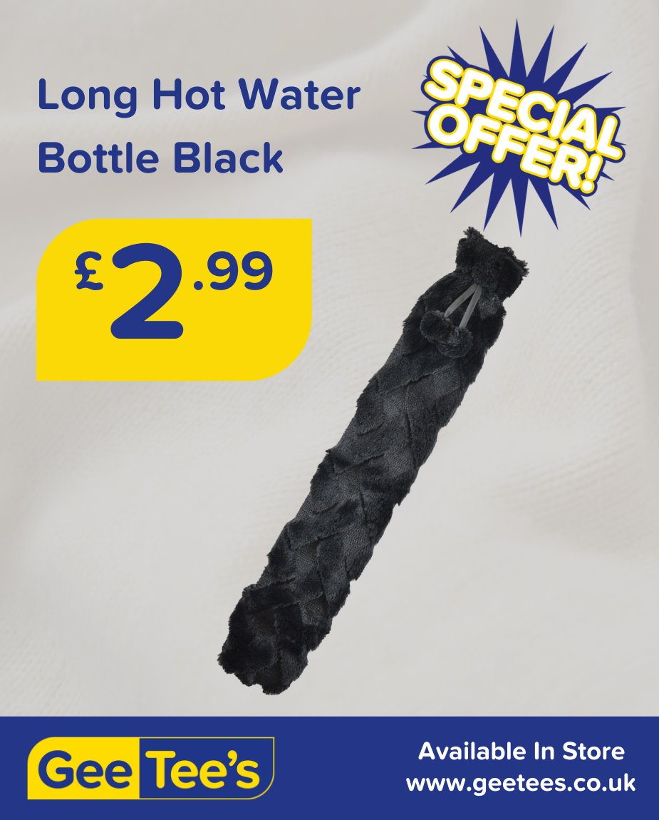 Get ready for the cosy seasons with this Long Hot Water Bottle in Black!❄ Perfect for keeping you warm this winter!

geetees.co.uk/product/long-h…