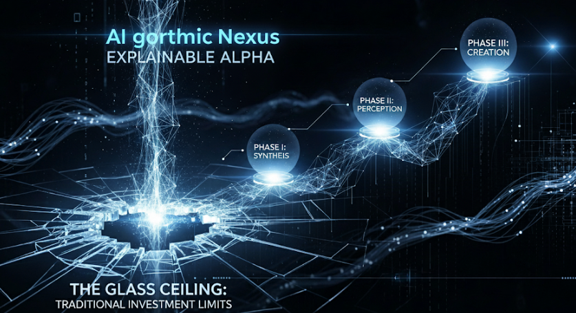 AIgorithmicNex's tweet photo. Financial markets hit the glass ceiling - traditional methods can't handle today's data deluge. The AI gorithmic Nexus breaks through with 3-phase evolution: synthesis mastery, adaptive perception, generative creation.  https://t.co/TQR3yBYcxA  #AIgorithmic #Evolution #FinTech https://t.co/isaUqANfzq