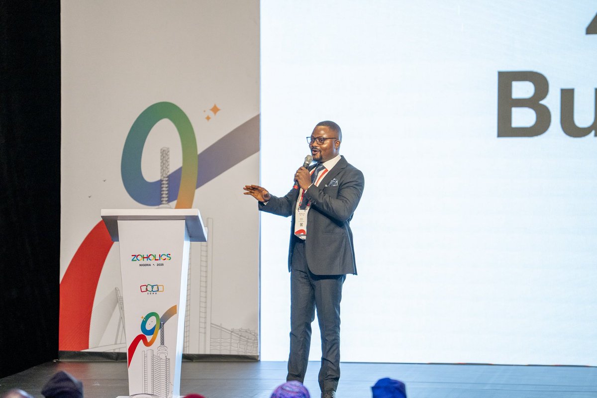 ZohoAfrica's tweet photo. Zoholics Nigeria is officially underway! 🇳🇬✨
A powerful start to a day filled with innovation, insights, and opportunities to shape the future of business.
#ZoholicsNigeria2025 #LagosEdition #BusinessGrowth #DoMoreWithZoho https://t.co/mM1o6KVmc9