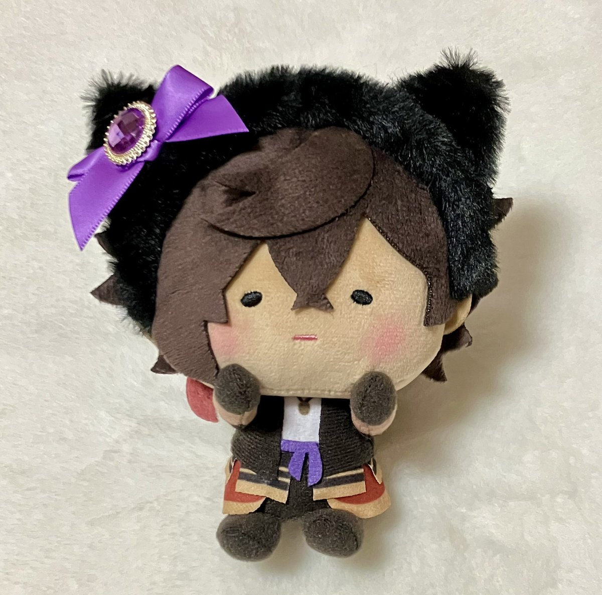 うちの伽羅ちゃんにもキャンドゥの猫耳カチューシャ買ってあげた💕