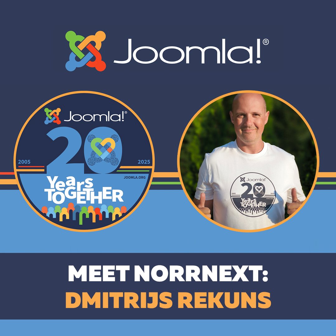 NorrNext. Dmitrijs Rekuns🎈

We are starting a cycle of articles dedicated to #Joomla volunteers and enthusiasts. This interview with Dmitrijs Rekuns (<a href="/bzz0/">Dmitrijs Rekuns</a>)  by Sergey Tolkachyov (<a href="/SergeyTolkachy1/">Sergey Tolkachyov</a>) 🎀

bit.ly/41GAW71