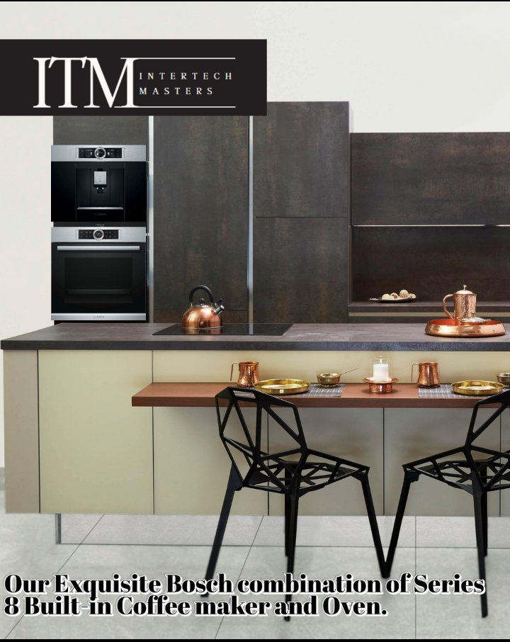 Intertechmaster's tweet image. Elevate your kitchen experience with the Bosch combination 8 Built-in coffee maker and oven, every cup and meal feels extra special 😉🙂.
   It's your all in one kitchen favorite 🙂♨️
#boschhome #Bosch #SmartLiving 64 #everydayluxury #coffeeandoven