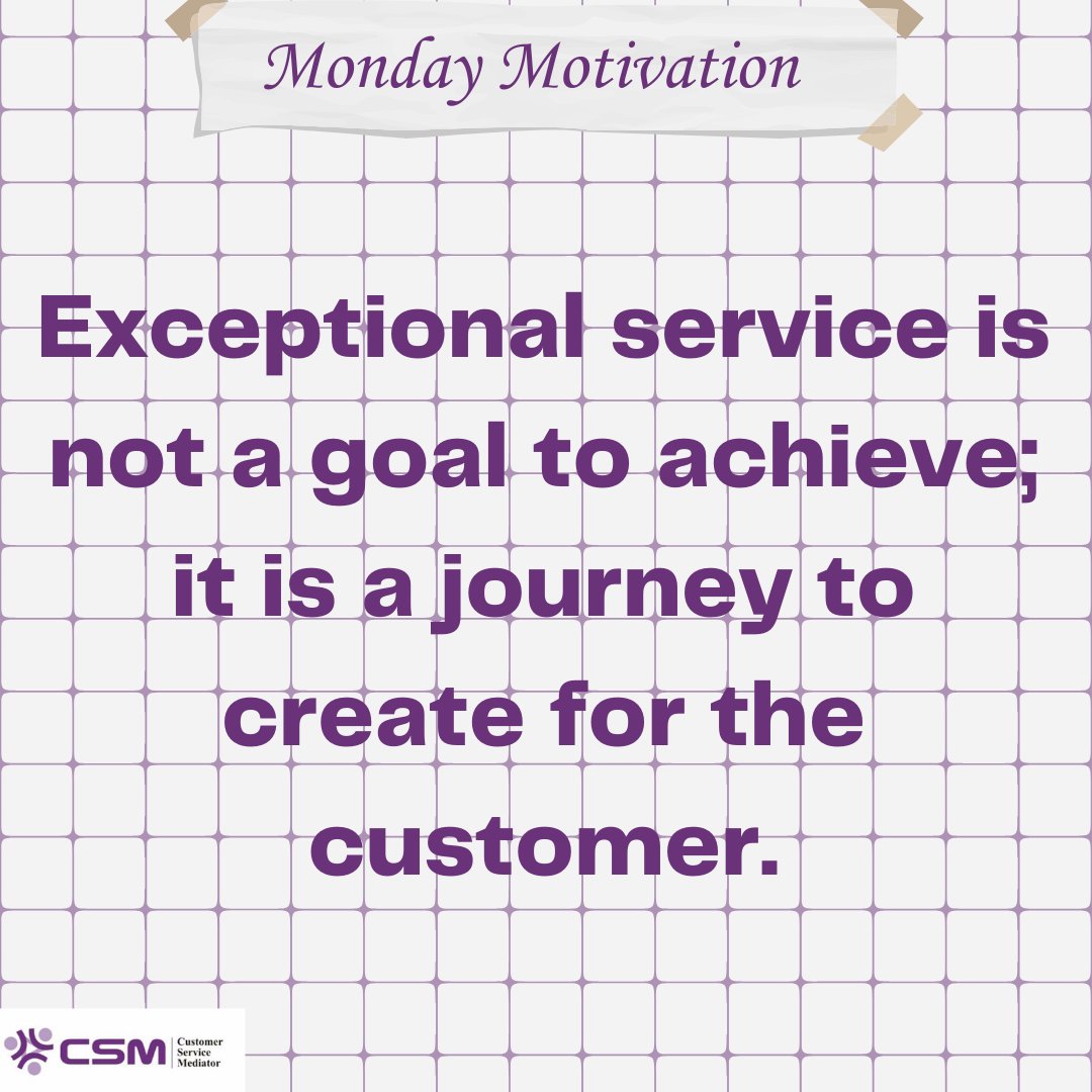 csmnig's tweet image. Exceptional service is a journey built on trust, empathy, and consistency. It starts from the very first interaction and continues long after a transaction is complete. 
#customersatisfaction #loyaltyiseverything #relationshipmanagement #customers #customerexperience #sme #csmnig