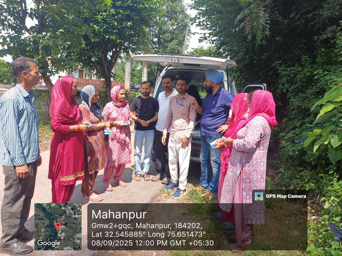 DiprKathua's tweet image. In the remote area of Village Mahanpur, Medical Block Basohli, Kathua, a Medical Camp was organized under the Campaign for Prevention of Water-Borne Diseases, ensuring health services &amp;amp; awareness reach every household. #PublicHealth #AwarenessDrive

@OfficeOfLGJandK @Divcomjammu