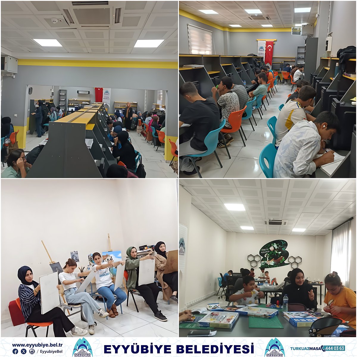 Eyyübiye Belediyesi Süleymanşah Gençlik Merkezi’nde Gençler Geleceğe Hazırlanıyor!

Eyyübiye Belediyesi olarak, Süleymanşah Gençlik Merkezi’mizde gençlerimizin potansiyelini açığa çıkarmaya devam ediyoruz! Merkezimizde düzenlenen robotik kodlama kurslarımızla çocuklarımız ve