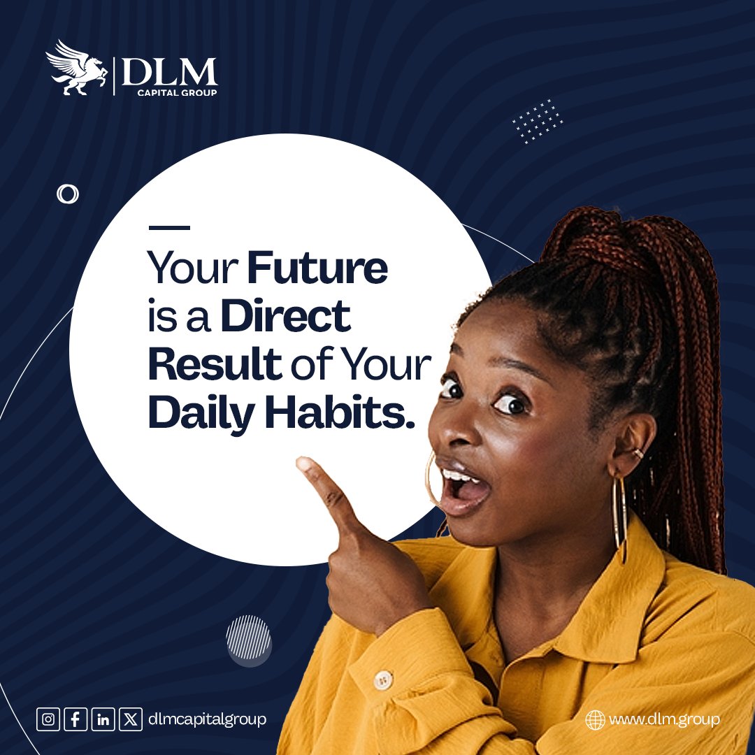 DLMCapitalGroup's tweet image. Your future isn’t built overnight. it’s built daily. 
The habits you create today become the wealth, freedom, and legacy you enjoy tomorrow.

1) Start small. Stay consistent.
2) Build financial habits that last.

#FinancialHabits #WealthCreation #Habits #SuccessMindset #Success
