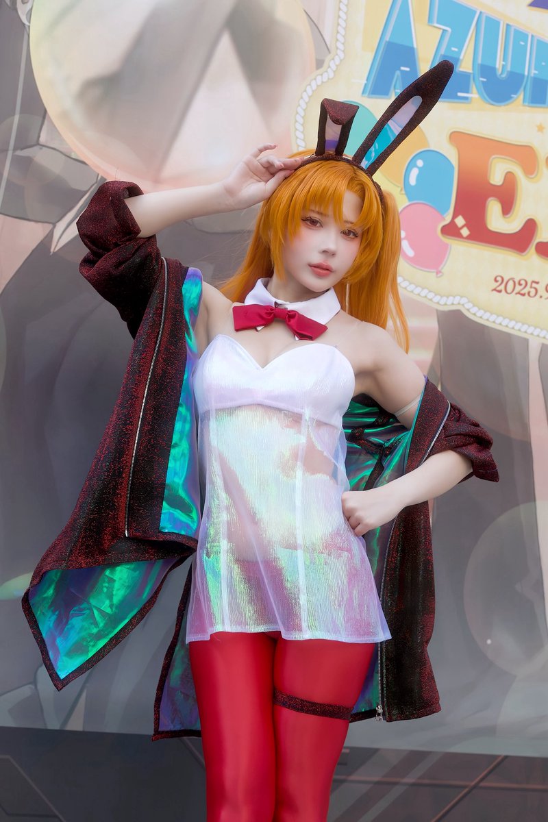 2025.09.07
アズレンエキスポ8周年　Day2 ②

アズールレーン　クリーブランド
モデル：楪くれはさん（<a href="/_vouyu_/">楪くれは🦋</a> ）

撮影ありがとうございました🐰

#アズールレーン 
#アズレンEXPO 
#アズレン8周年 
#楪くれは