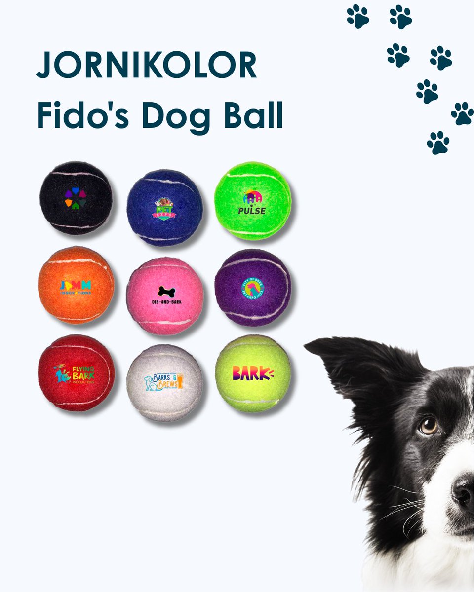 Inkdstores's tweet image. Some swag just begs to be played with.

The JORNIKOLOR Dog Ball is our Product of the Week, durable, fun, and made to get your brand where tails wag🐕