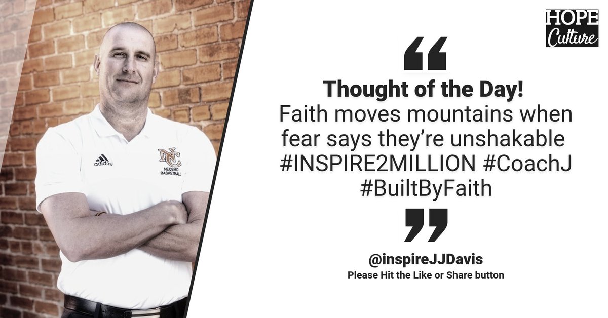 TheNeoshoWay's tweet photo. 🌟 *Thought of the Day!* Faith moves mountains when fear says they’re unshakable. 🙌 #INSPIRE2MILLION #CoachJ #BuiltByFaith #NeoshoWay https://t.co/fT3JvNc46s