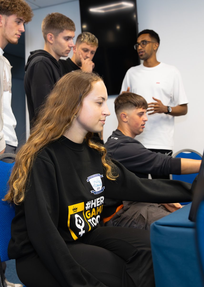 pnecommunity's tweet photo. An inspiring evening of learning and connection πποΈ
We kicked off the Breaking Barriers programme for the 2025/26 season alongside @FA_PGMOL at Deepdale, bringing together fans for a special behind-the-scenes glimpse into professional match officiating.
#PNECET | #onenorthend | @PLCommunities