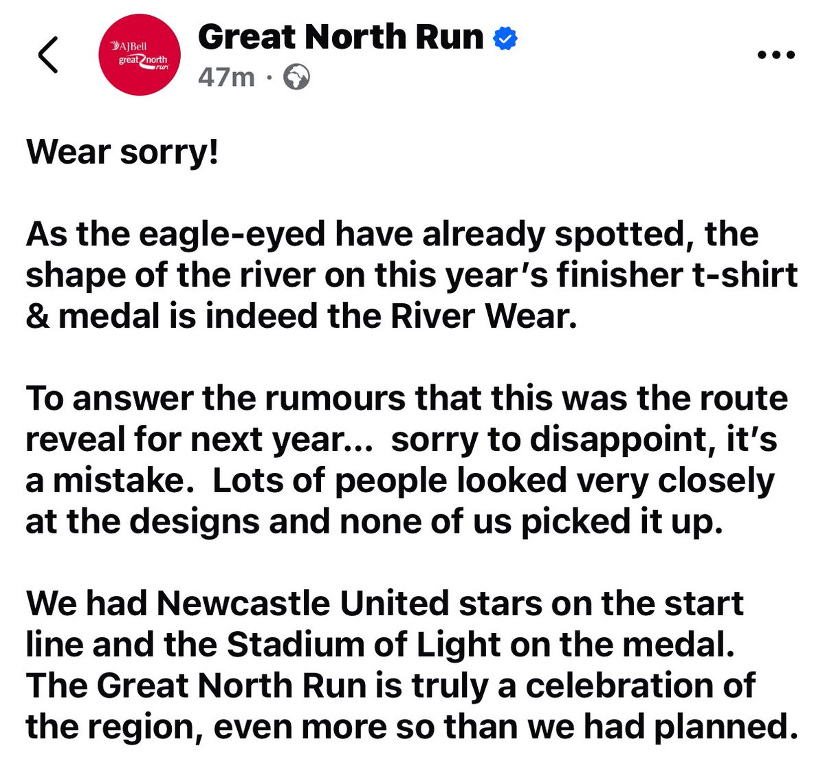 Airport 
Metro centre 
Chris Rigg 
Great north run 

🤣🤣🤣

#SAFC #NUFC
