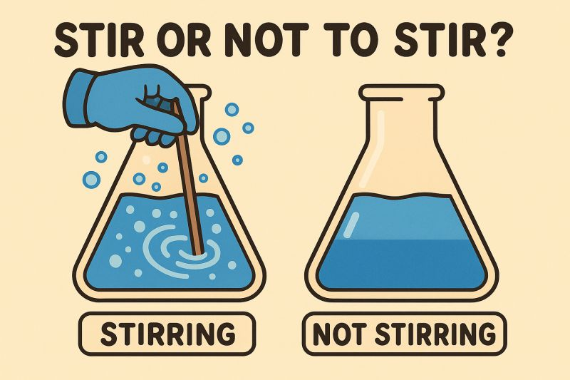 KLchemistry's tweet photo. 🔬 #Stir or not to stir?
A new study (Huang et al. https://t.co/MscK1Uhh3W) tested 329 reactions and found almost no difference in yield between stirred and unstirred conditions, even at kilo scale and for eChem!
⚡ Maybe not every flask needs to be whirring away!
#RealTimeChem https://t.co/1TTjg6zC4p